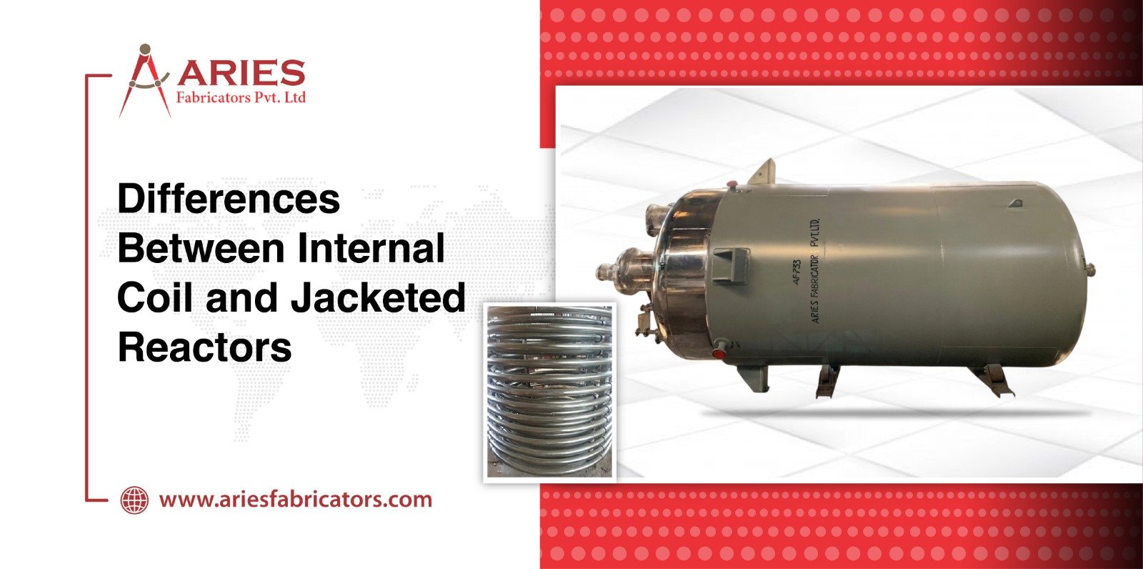 Differences Between Internal Coil and Jacketed Reactors